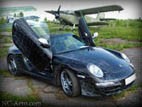 Аэрография на Porsche 911 – Кожа Крокодила