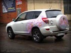 Аэрография на Toyota RAV4 – Цветущая Яблоня